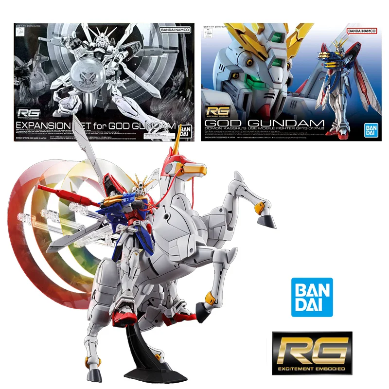 Bandai Pb Rg 1 144 God Gundam Expansion Set 14cm Anime Original Action