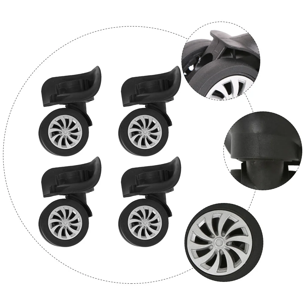 Wheels Luggage Replacement Suitcase Wheel Caster Swivel Universal Parts Repair Furniture Box Travel Casters Spare Chair Kit Set