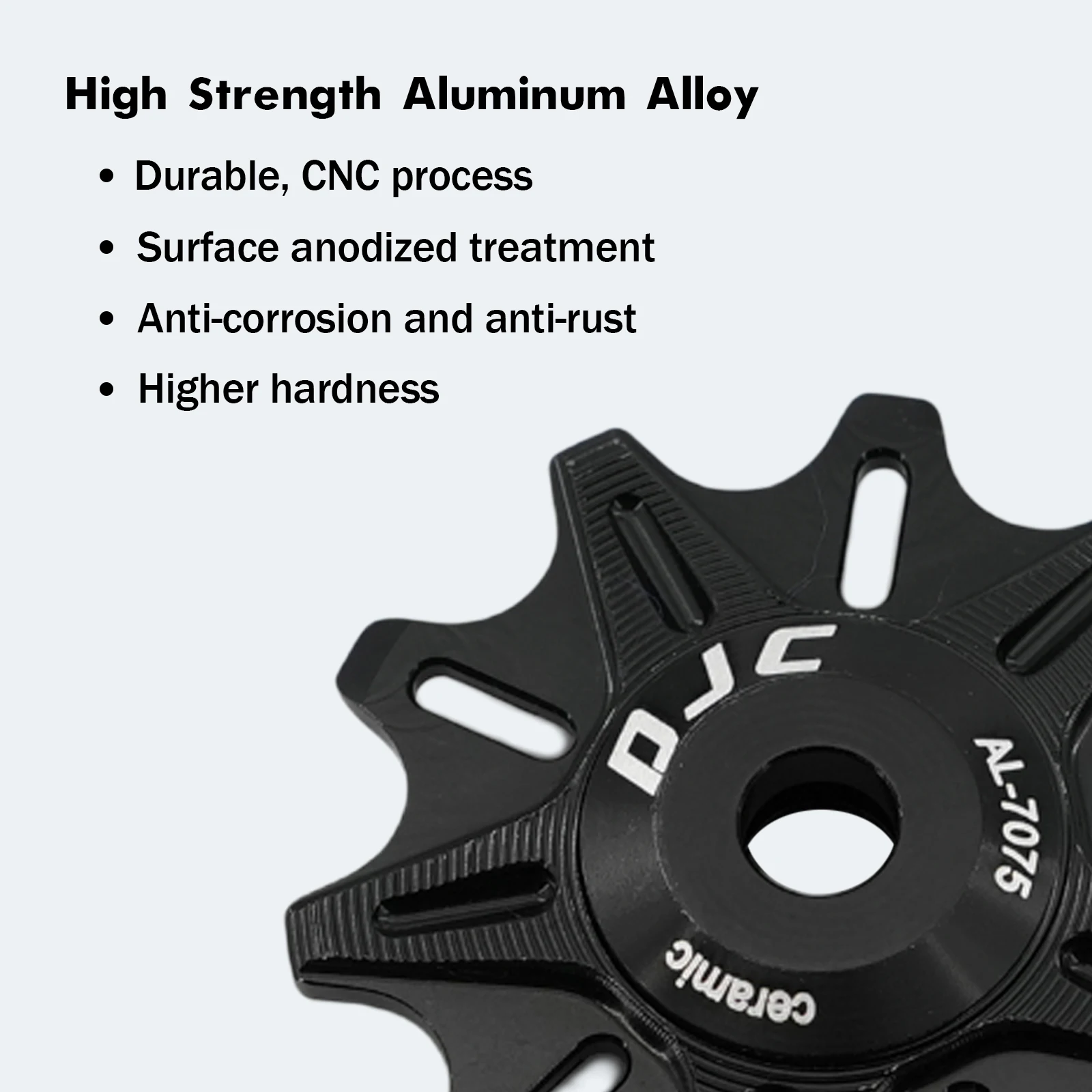 DJC Bike pulley wheel ceramic bearing 10T 11T 12T 13T 14T MTB