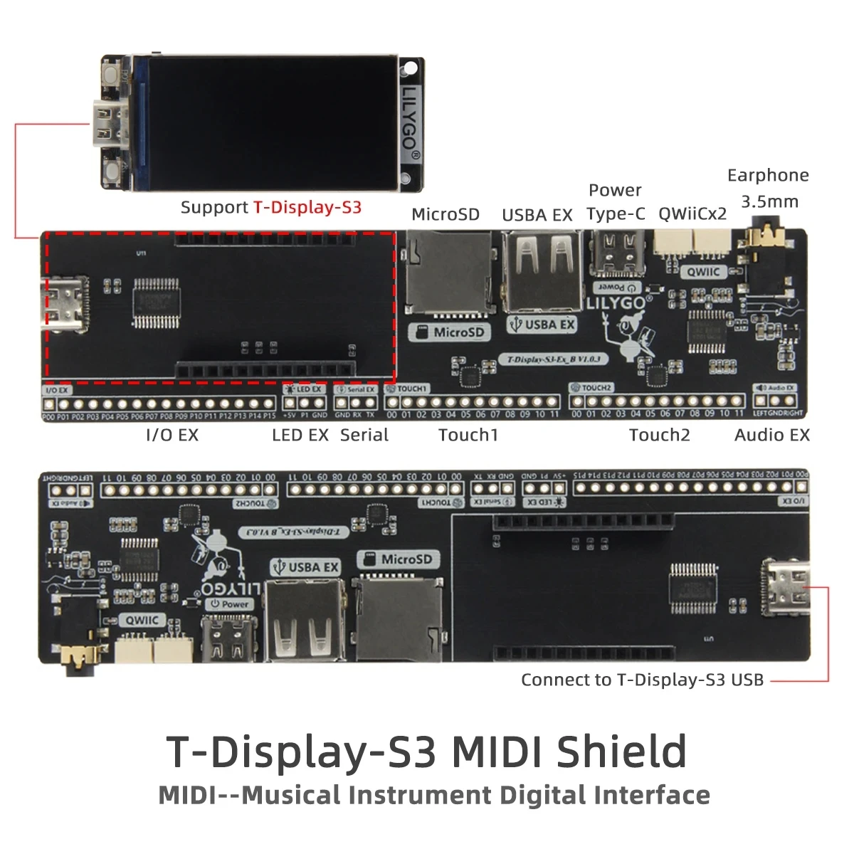 LILYGO® T-Display-S3 ESP32-S3 1.9 inch ST7789 LCD Display Development Board WIFI Bluetooth5.0 Wireless Module 170*320 Resolution