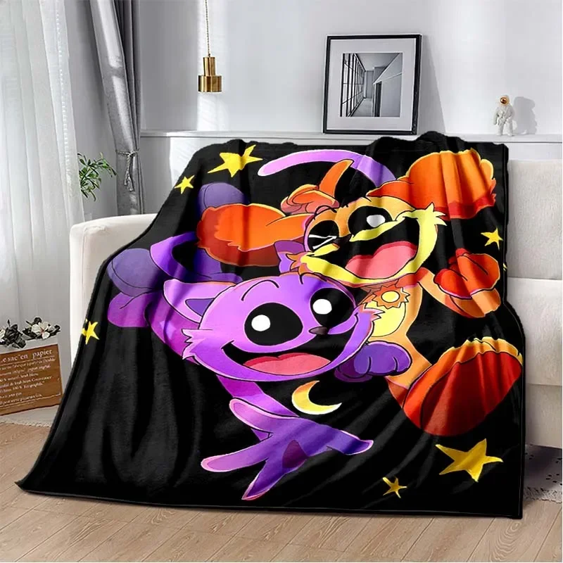 3D Cartoon CATNAP DOGDay Printed Children's Blanket,Fashion Soft Cozy Living room Bedroom Sofa Bed Travel Blanket Birthday Gift 2