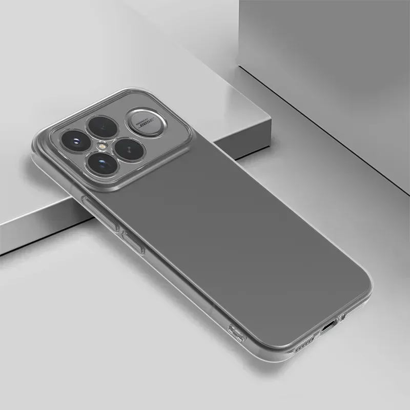 Clear Transparent Soft TPU Phone Case - Simple Slim Design