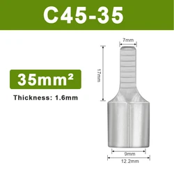 Premium Copper Crimp Terminals for Electric Cable Connectors (C45 - 35)