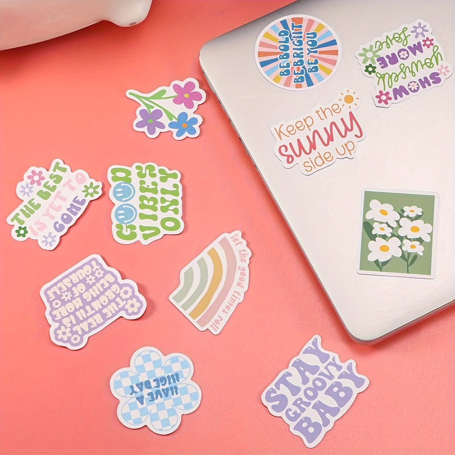 100PCS Motivational Stickers Vinyl Waterproof Stickers for Laptop Bumper Water Bottles Phone Car Decals Inspirational