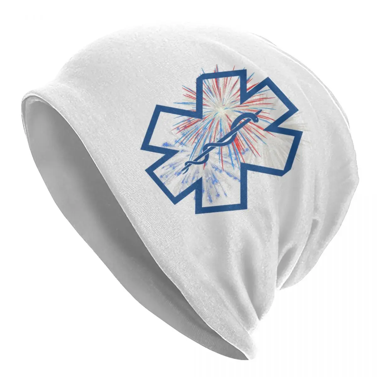 

Paramedic Medicals Emergency Bonnet Hats Autumn Winter Outdoor EMT Star Of Life Skullies Beanies Hat Unisex Summer Dual-use Cap