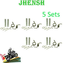 JHENSH Premium Footpegs Pins and Springs Set (5 Sets)