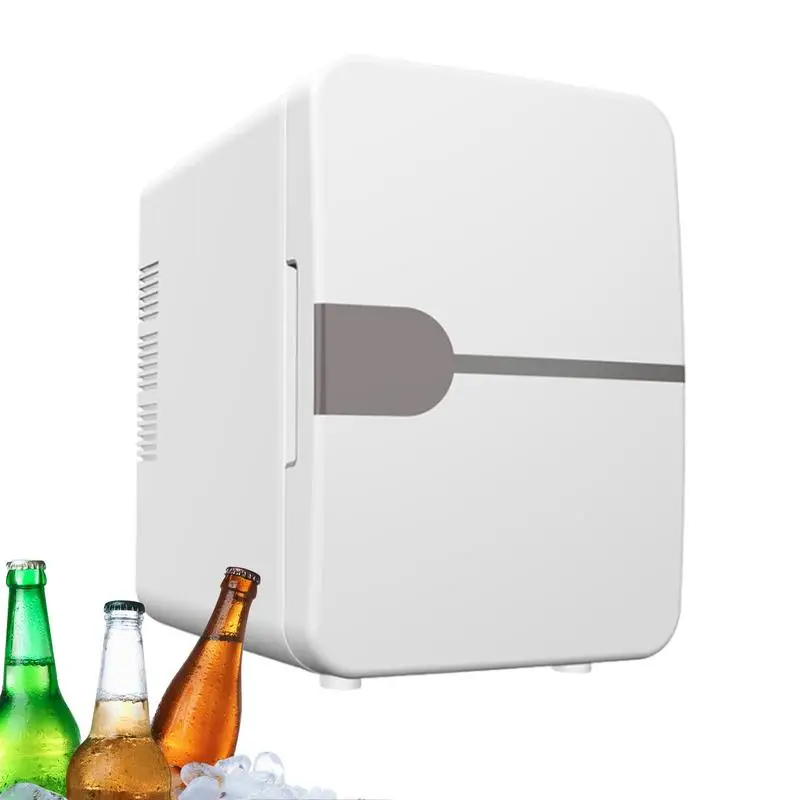 Camping Refrigerator Mini 6L Dual-Use Car Refrigerator 12V DC 220V Ac Electric Auto Freezer Car Accessories For Traveling Camping