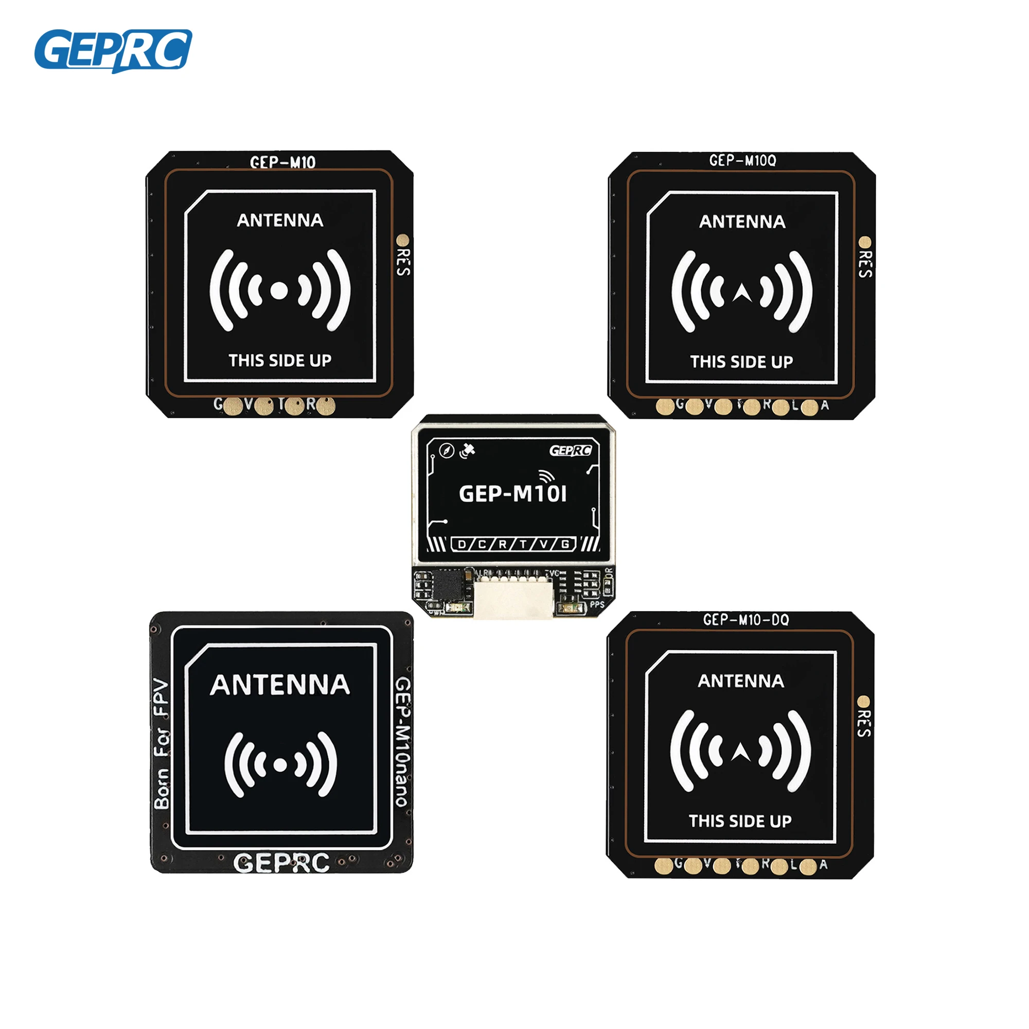 GEPRC GEP-M10 Series GPS Module Built-in Flash Chip QMC5883L MagnetomePS310 Barometer Accurate and Faerad Capacitor for FPV Dron thumbnail 2