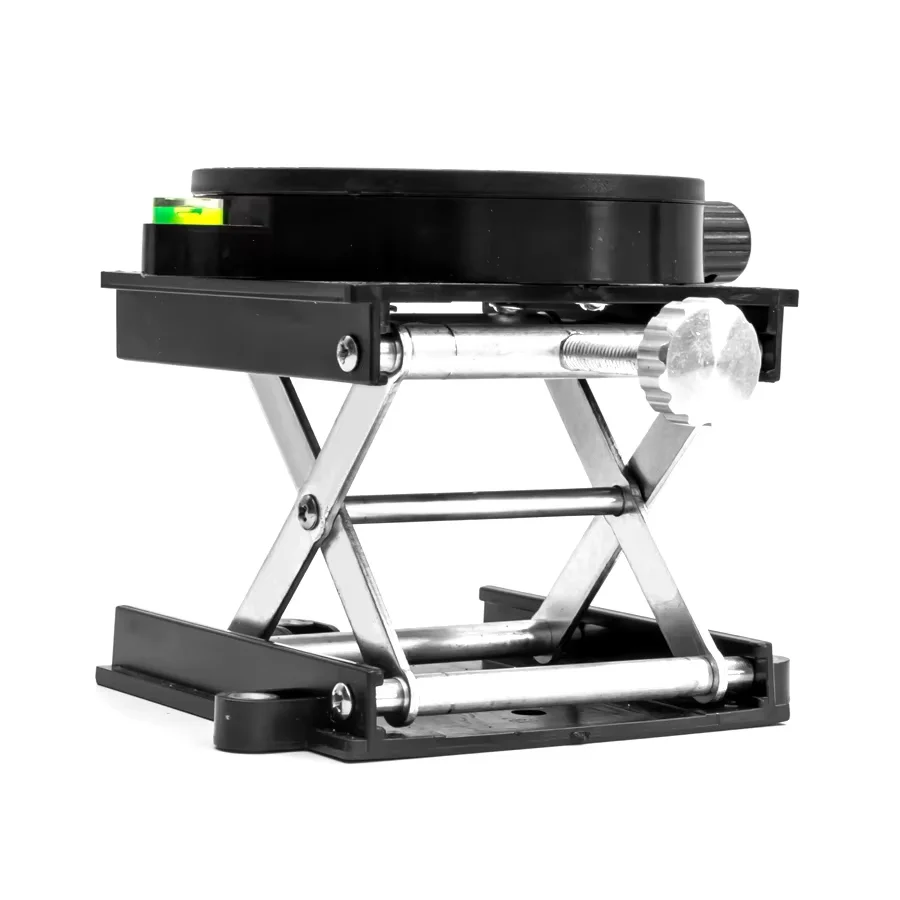 Laser Level 90*90MM Bracket Lab Lift Platform Universal 90mm Adjustable Lift Stand Rotatable