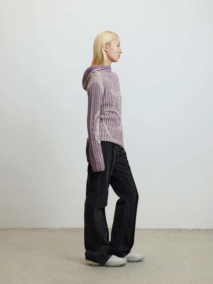 Conp23aw Violet Voetex Sweater Vortex Symbol Distressed Sense 
