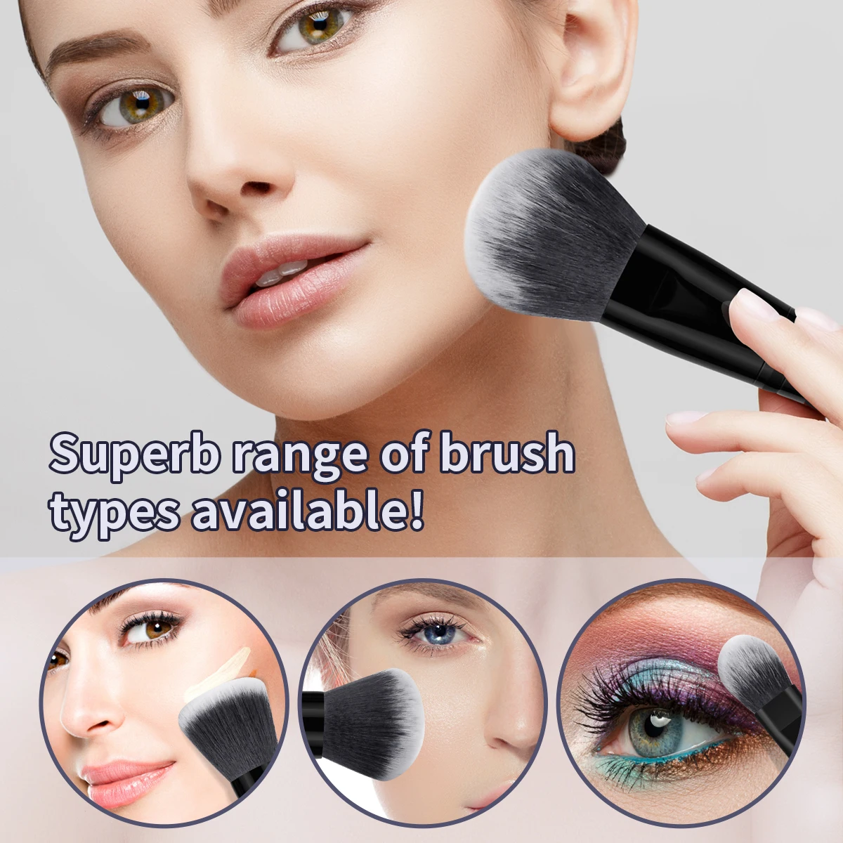 Kit Almohadillas desmaquillantes con juego de brochas de maquillaje para base 15 Uds esponja de maquillaje eliminación soplo tazón de limpieza para viajes » Almohadillas desmaquillantes