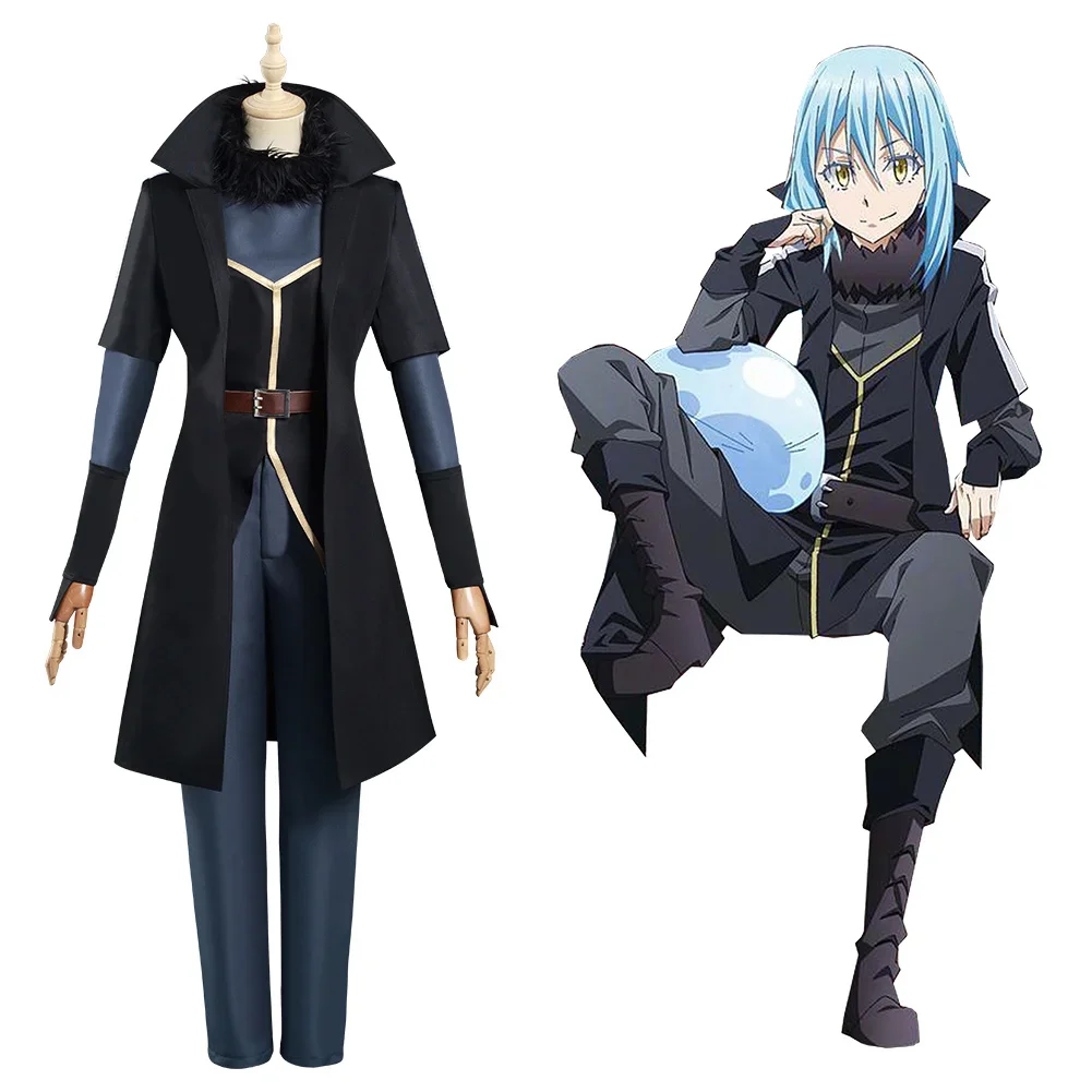 

That Time I Got Reincarnated as a Slime Rimuru Tempest Cosplay Costume Jumpsuit Coat Pants Outfits Halloween Carnival Suit