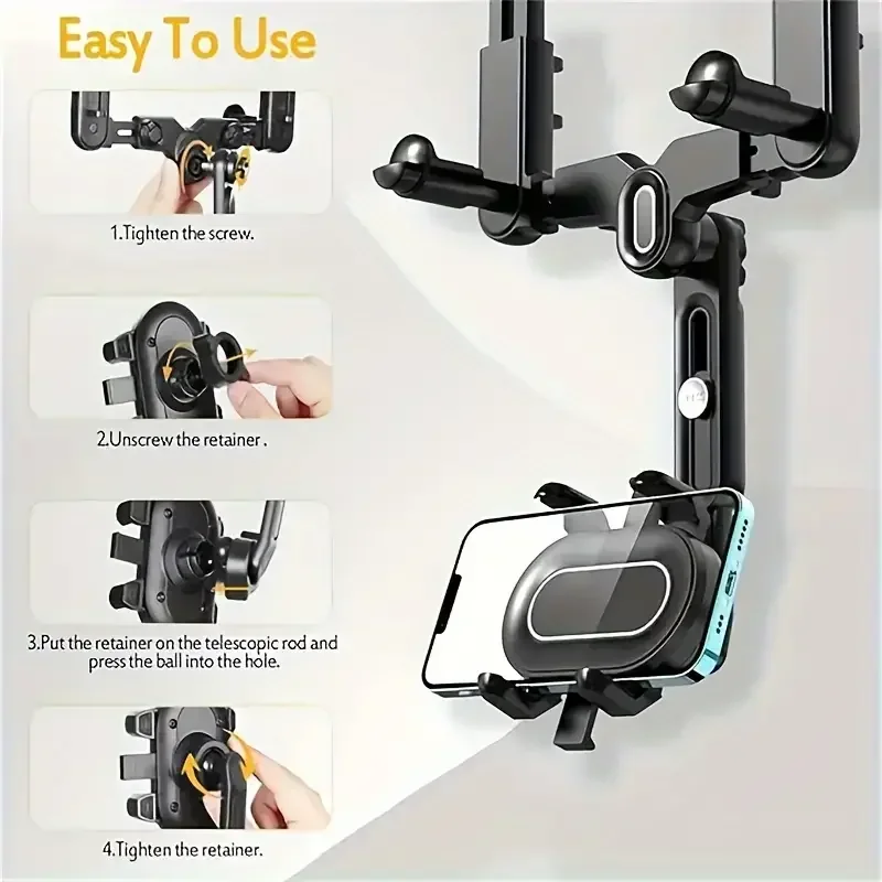 Adjustable Car Phone Holder For GPS Mount