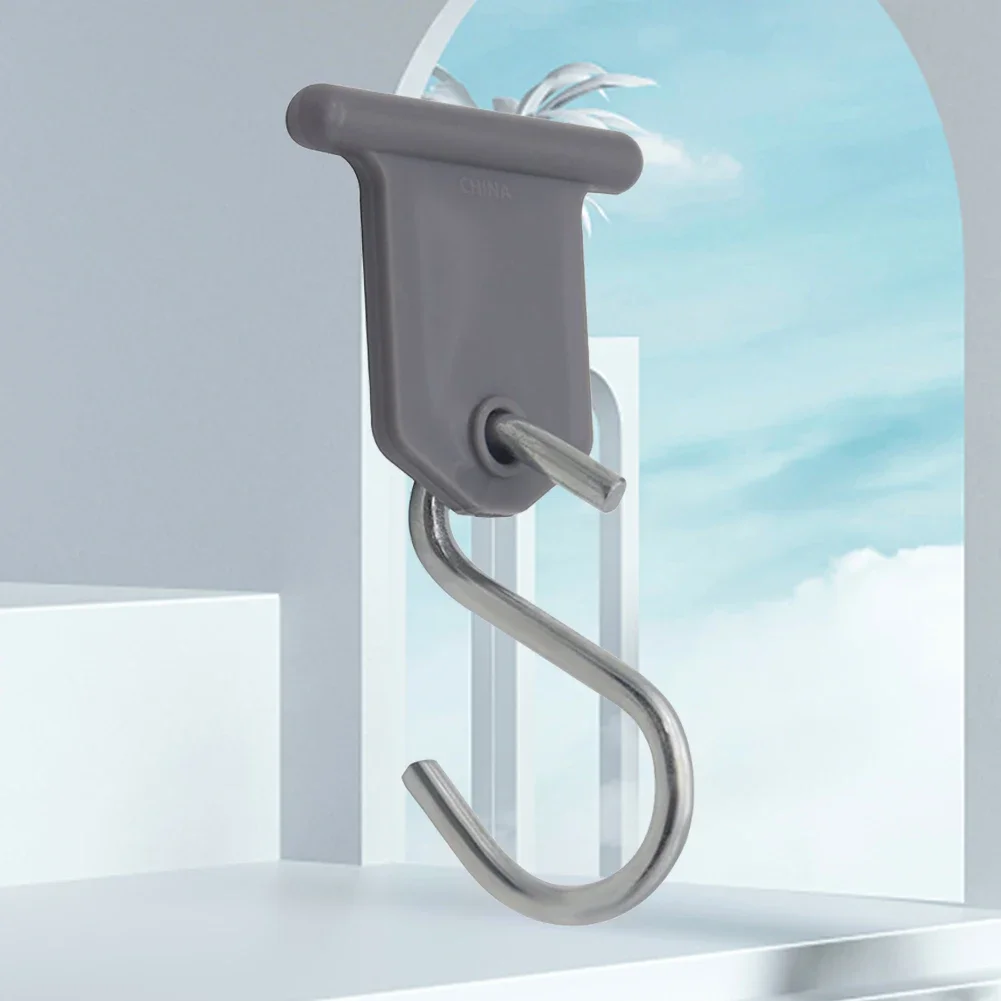 8Pcs RV Awning Light Clip Steel Lights Camping Awning Hangers Clothes Party Lights Hanger RV Caravan Camper Accessories