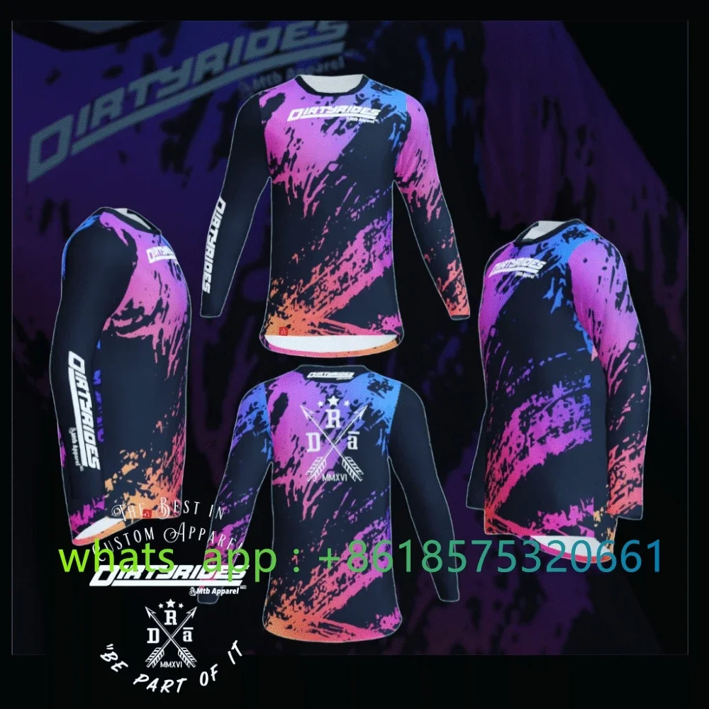 Mtb Racing Motorcycle Motocorss Enduro Mtb Shirts Cycling Jersey Dirt Bike Downhill Mountain Bicycle Breathable Maillot Ciclismo 2