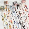 1 Roll / Set PET Tape Fashion Girl Series Magazine Junk Journal Decoration Scrapbook Tape for DIY Kraft Custom Tape 4