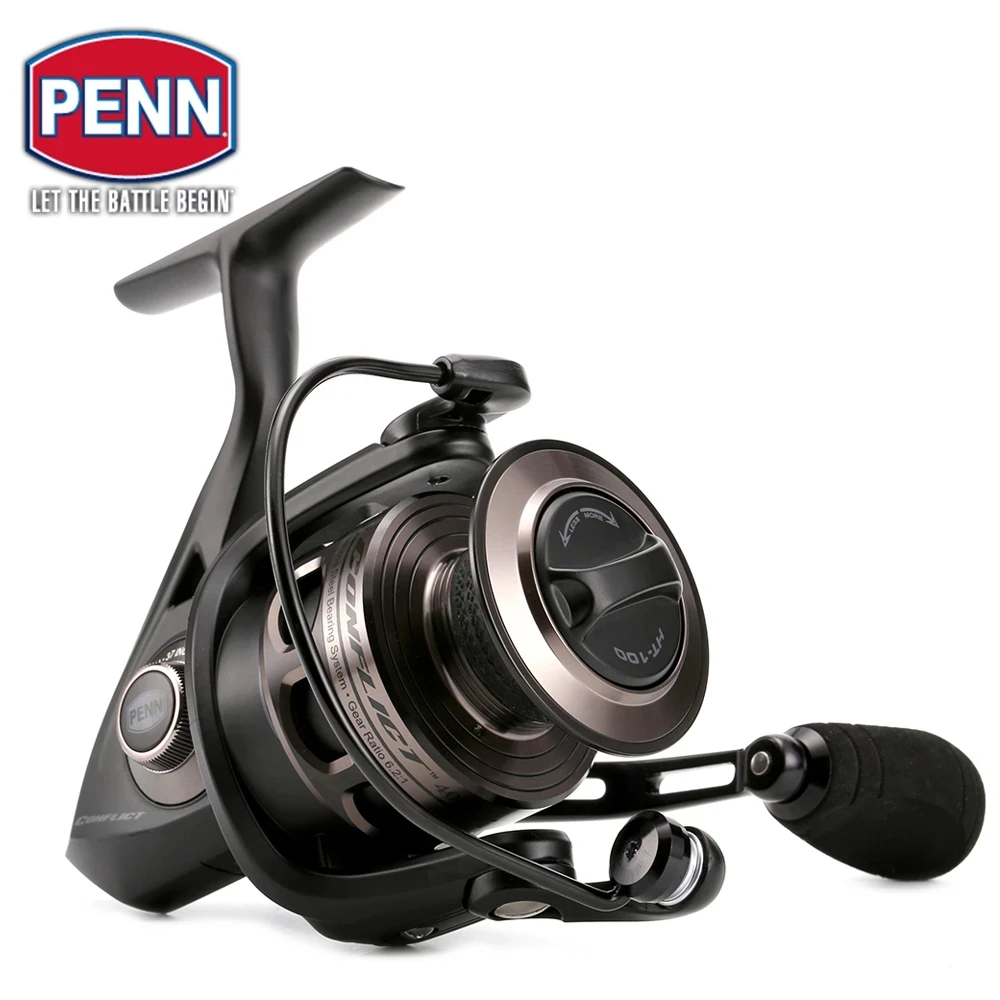 Hot Selling PENN CONFLICT fishing rods reel combo spinning Penn spinning  fishing reel - AliExpress