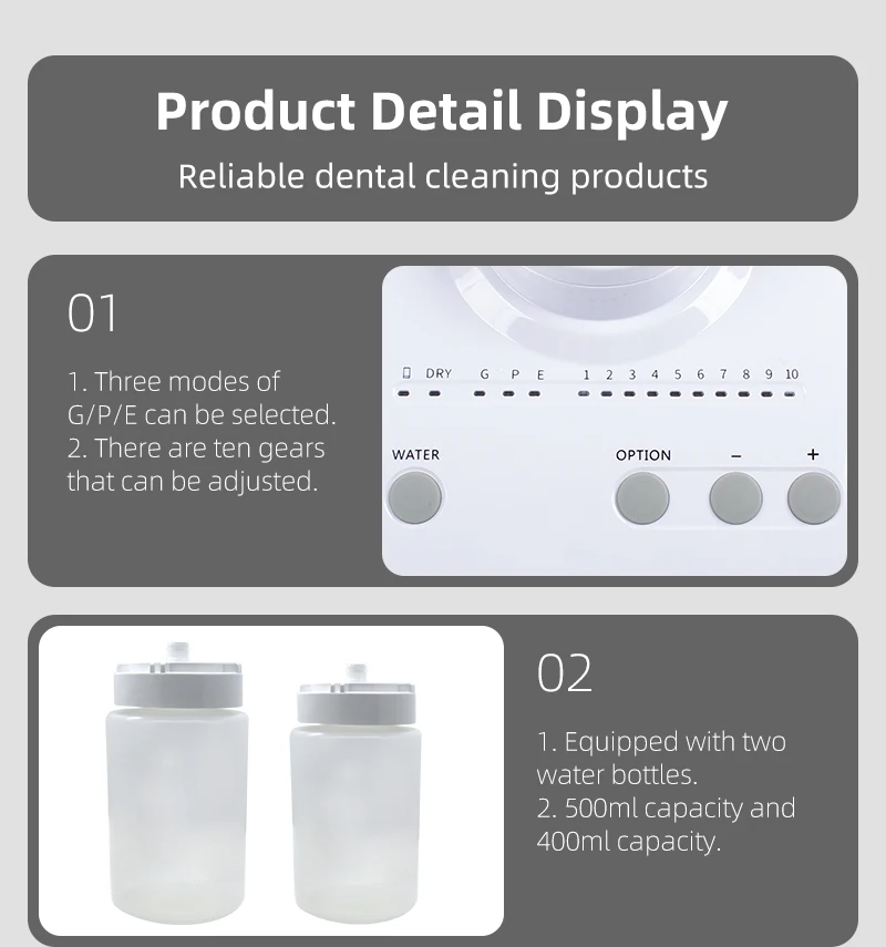 NEUER Dental VST-W3 Ultraschall-Piezo-Scaler mit automatischer Wasserversorgung 2 * Flaschen 1 * Handstück für SATELEC DTE Zahnmedizinische Ausrüstung – Detail 8