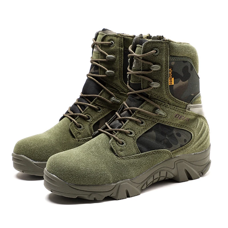 Winter Mens Boots Special Forces Combat High Boots Outdoor Sport Male Shoes Climb Mountains Cross Country Men's Shoes - 2