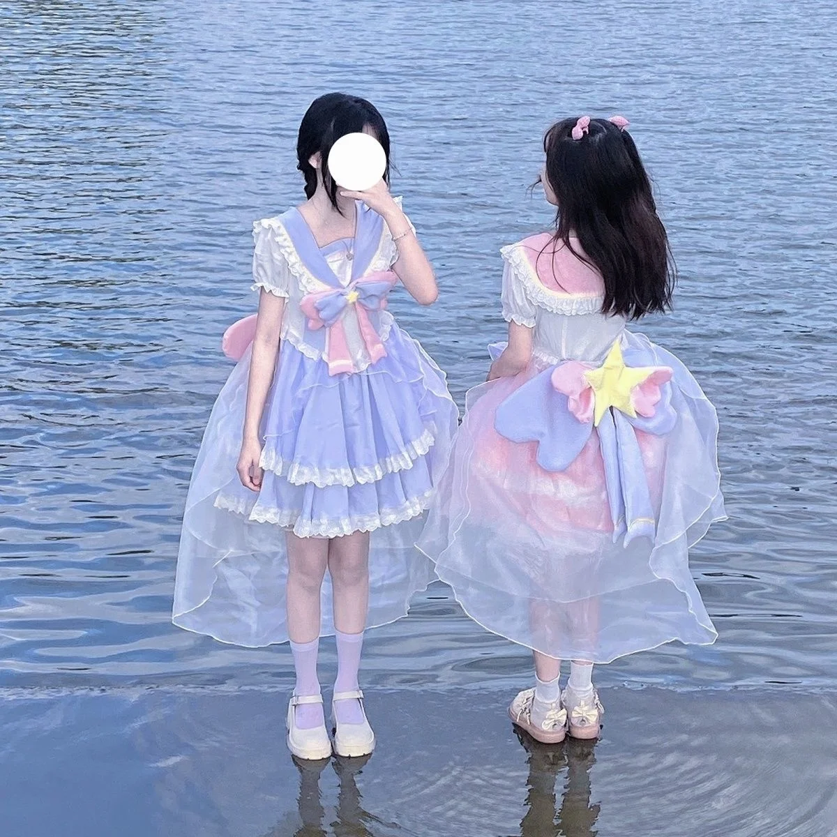 Sweetheart Lolita Dress Chai Huhu Lolita Lovely Card Girl Dress Sakura Ever-changing Little Sakura Cosplay Girl