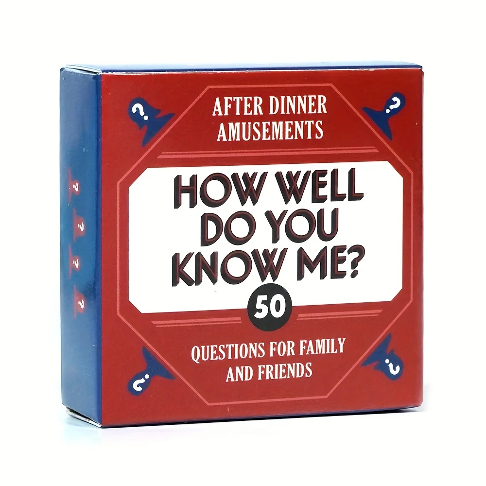 50 Questions Dinner Game-Role Playing Card Game for Adults