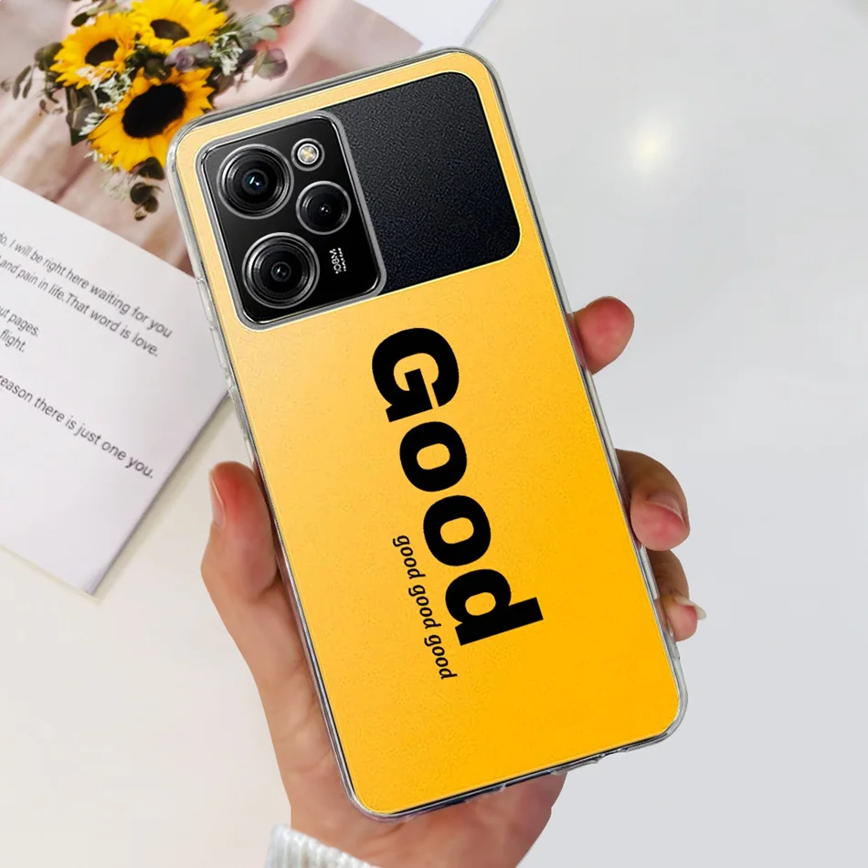 Elegant Printed Soft Silicone TPU Phone Case - Compatible with Poco X5 Series