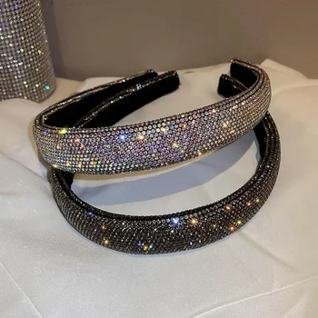 New Headband Headwear Versatile Headbands Silver Color Hairbands Velvet for Women Hair Accessories Gifts 2