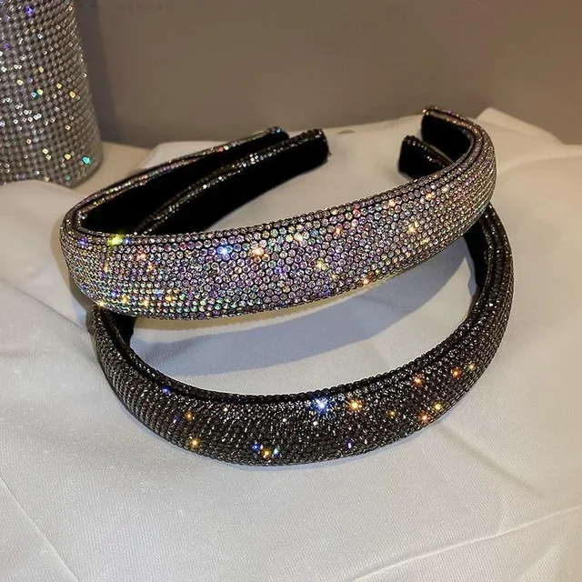 New Headband Headwear Versatile Headbands Silver Color Hairbands Velvet for Women Hair Accessories Gifts 2