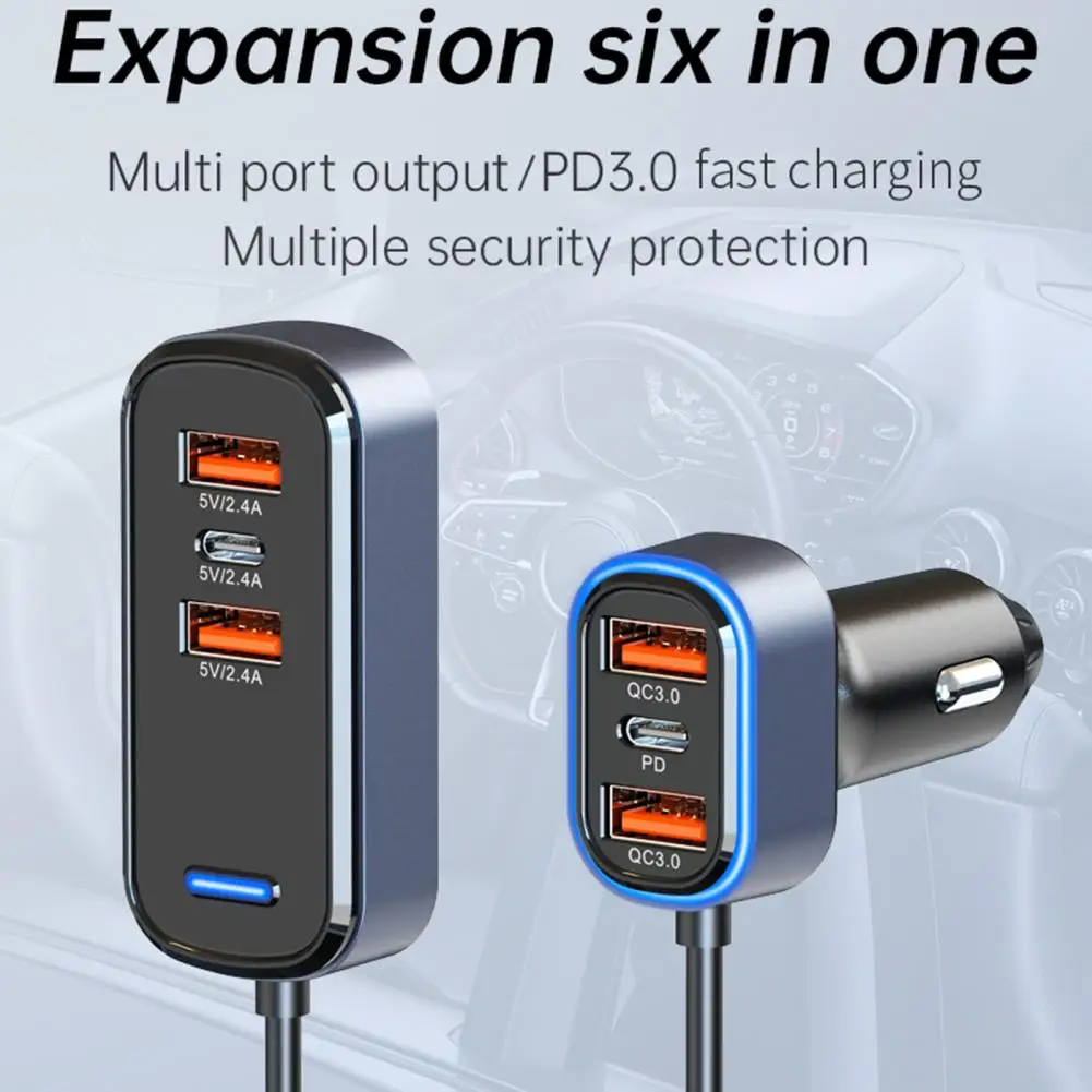 Universal Powerful PD/QC3.0 High Speed Charge Auto Charger Plug Play