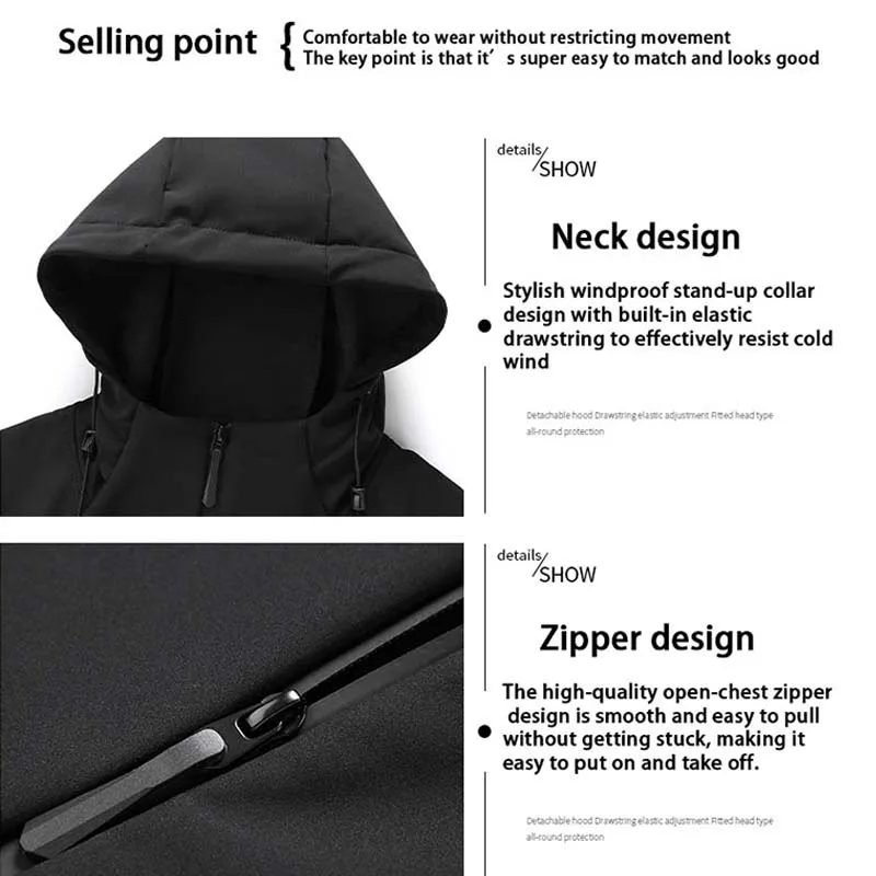 Fleece Set Hiking Jackets Waterproof Windproof Keep Warm Winter Outdoor Warm Hooded Sportswear Camping Hooded Coat Hiking Pants