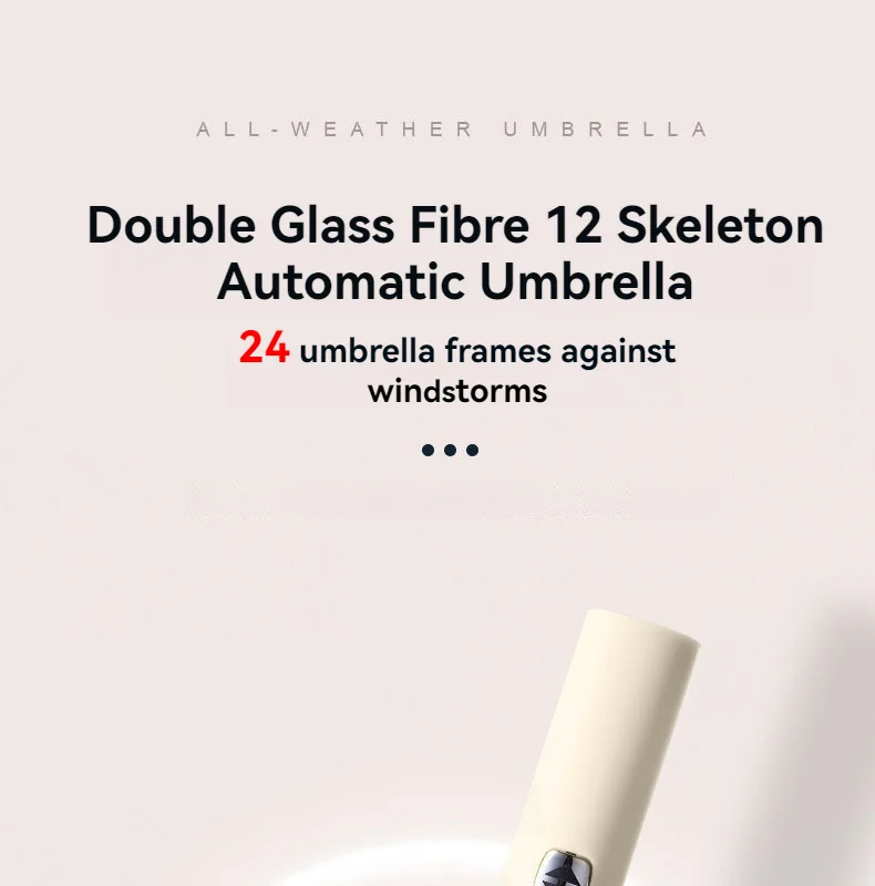 Reinforced 24-Bone Umbrella, Men's Business Strong And Durable Wind-resistant Umbrella, Anti-UV Sunscreen Umbrella Women's Sunny 1 S24e1003c81d8488fa8ff01e59c43944cO