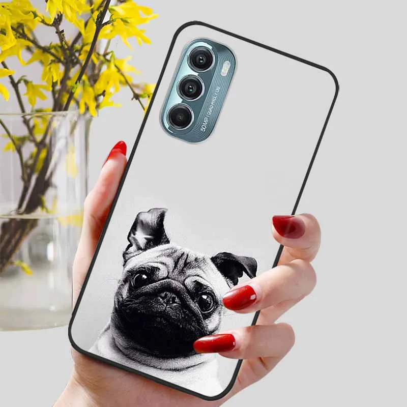Elegant Black TPU Silicone Phone Cover - Fashion Luxury Cute Protector with Soft Bumper Design