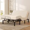 Adjustable Bed Frame Queen Size, Electric Base with Adjustable Bed Legs, Oxford Fabric Bedspread, Remote Control 1