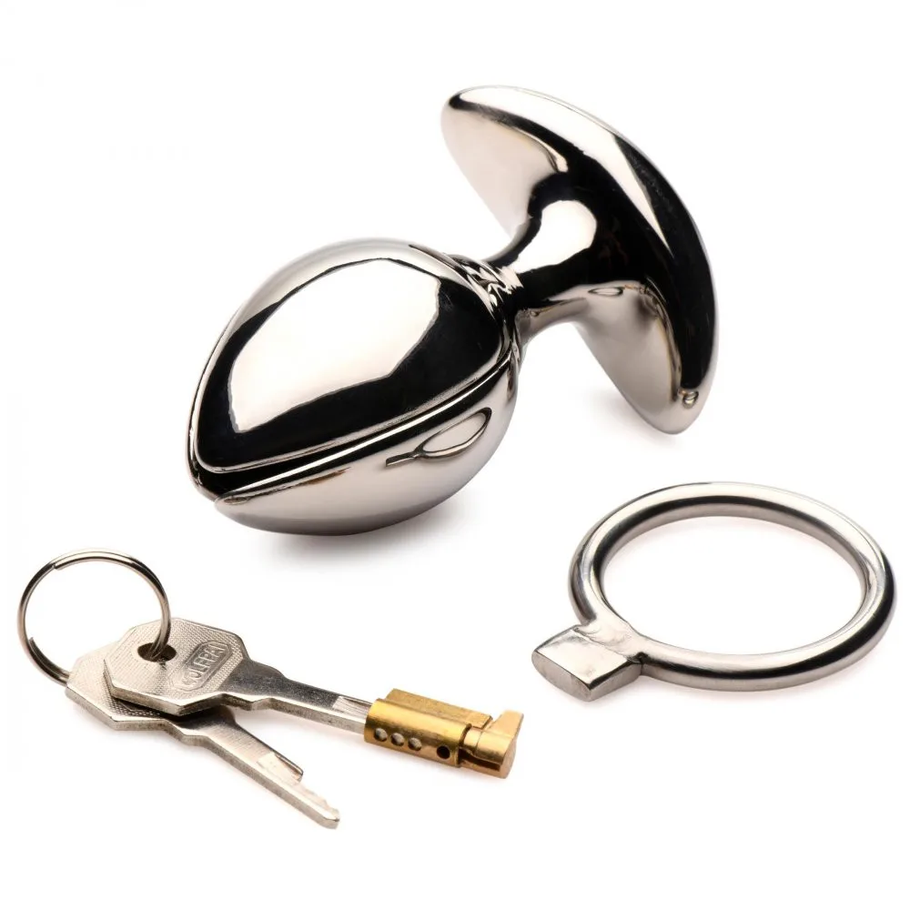 BEEGER Ass Vault Locking Anal Expander Stainless Steel Anal Speculum Anal Sex Toys Medical Device