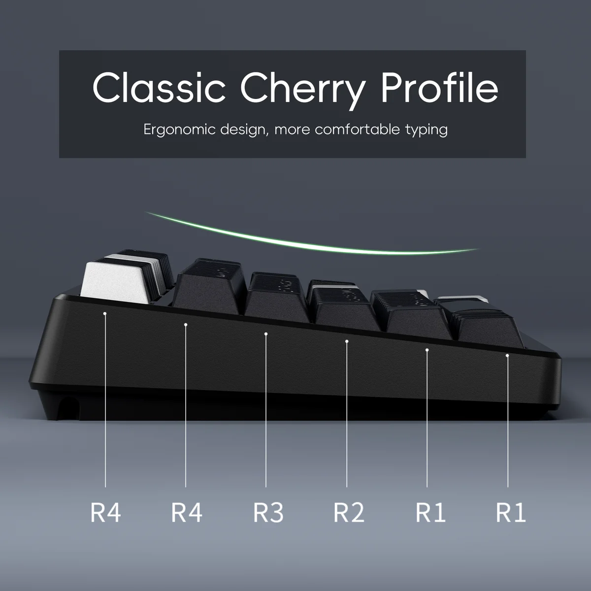 XVX Cherry Profile Keycaps Japanese Layout JIS Black PBT Keycap Not Shine Through Mechanical Keyboard Double Shot Keycap 153 Key — view 2