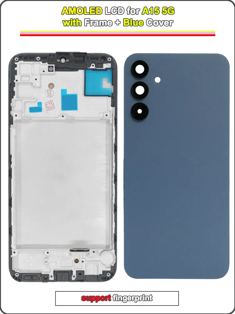 AMOLED F Blue Cover
