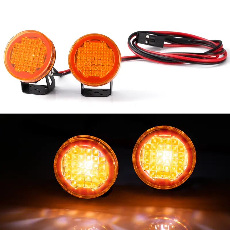 AXSPEED 1Set LED Lights Headlights Spotlight for TRX-4 TRX-6 Axial SCX10 90046 Wraith 1/10 RC Car Decoration Parts Accessories - Image 11