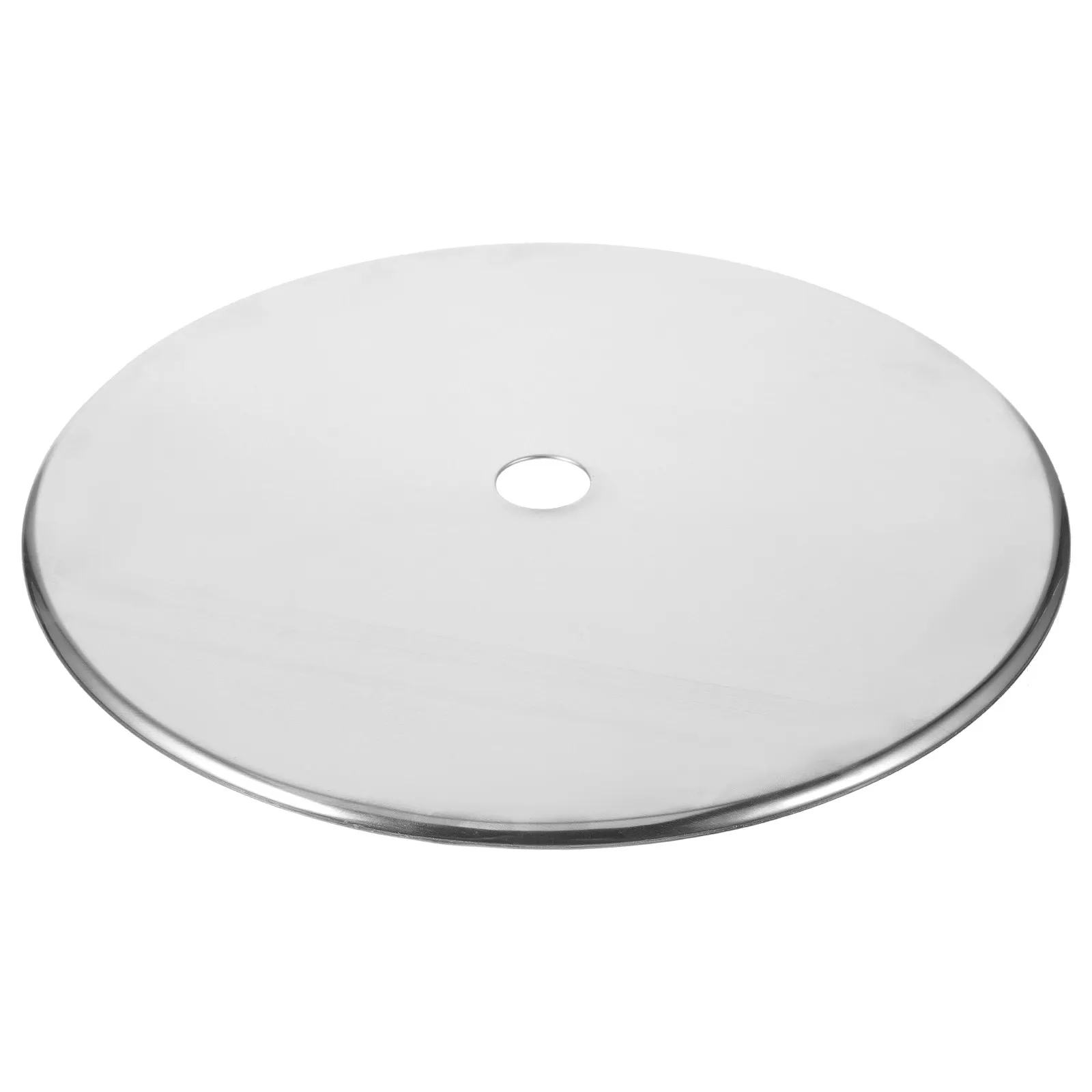 Induction Cooker Sinking Ring 28.5cm Stainless Steel Heat Diffuser Simmer Ring Anti-Overflow Hot Pot Table Repair Plate Adapter