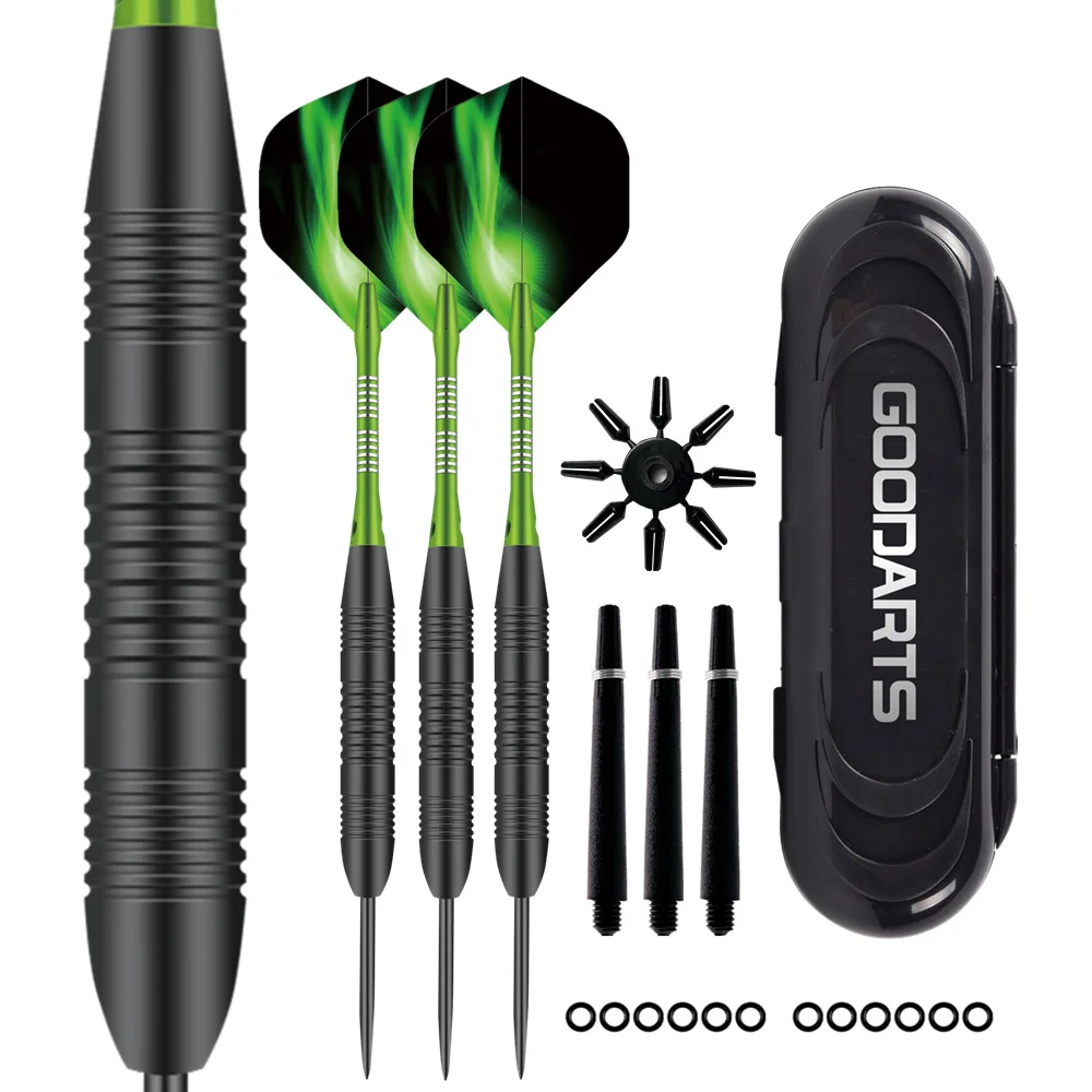 

3pcs Hard Darts Indoor Competitive Entertainment Darts Emerald Aurora Beautiful Darts Box