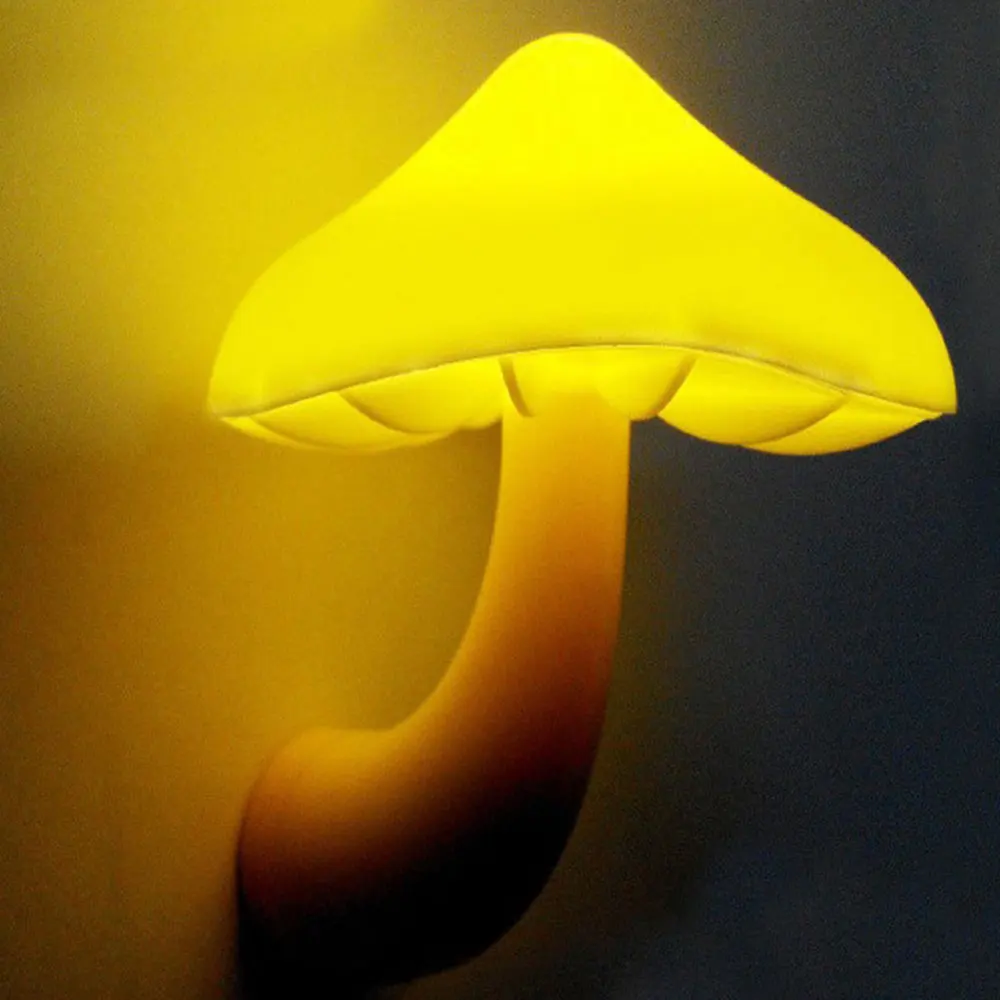 

Night Light for Children Mushroom Shape LED Intelligente Wall Lamp Mini Bedroom Decor Night Lamp Gift ночник