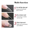 OXXI False Nail Glue Gel Polish 15ml Semi-permanent Fake Nails with Glue Gellac Manicure Tips Hybrid Varnish uv led Gels Lacquer 3