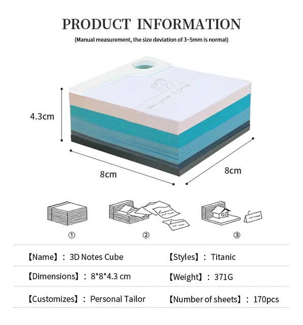 Autres Home Garden Omoshiroi Bloc 3D Bloc Notes Mini Calendrier De Bateau  2024 LED Bloc Notes Blocs 170 Feuilles Note Papier Découpe Laser ? Amis  Cadeau 231121 Du 16,91 €