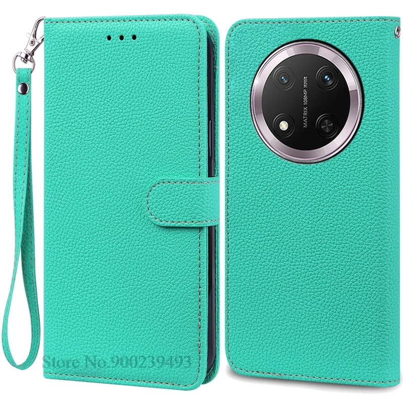Leather Flip Wallet Phone Case - Stylish Book Design with Silicone Protection