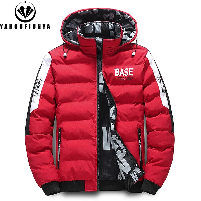 Winter Men Outdoor Windbreak Brand Removable Hooded Jacket Men Windbreak Thick Warm Casual Fashion Parka Jacket Coat Male Hots 2