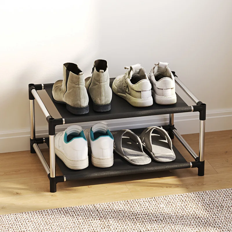 2-layer simple shoe rack easy to assemble and space saving design perfect for entrances bedrooms etc 1 pc shoe rack shoe organizer