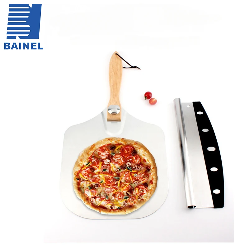 

BAINEL-Stainless Steel Folding Aluminum Pizza Shovel, Cake Shovel, Cake Transfer Shovel, Baking Tool, Hot Sell