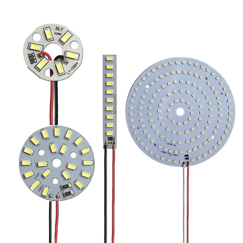 Panneau de puce LED SMD 5730 DC 5V, 3W 5W 10W 30W, Diode électroluminescente à intensité variable, perle lumineuse, Source d'ampoule LED pour la maison, accessoires remplaçables