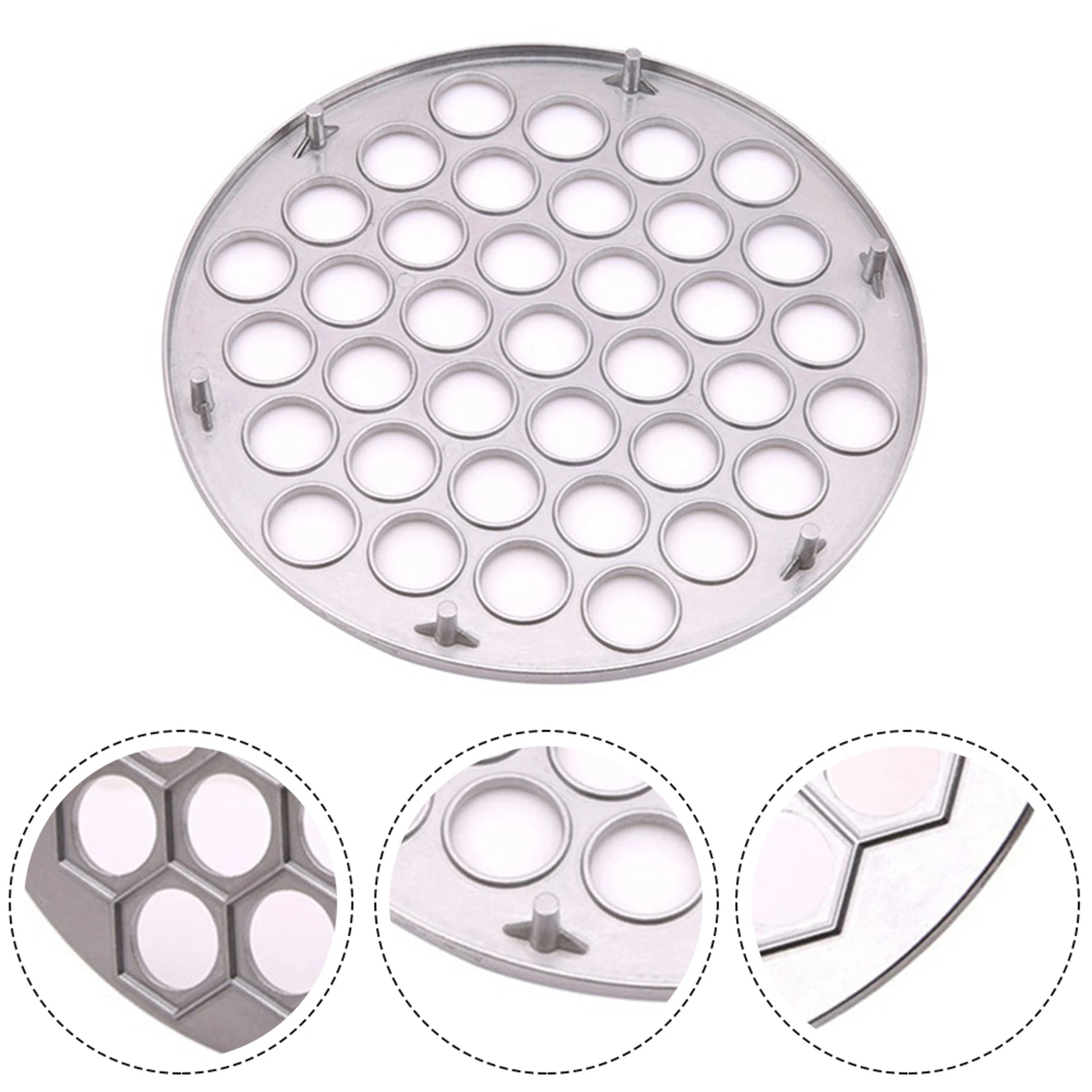 

Mould Dumpling Mould Safe Stainless Steel Sturdy Comfortable Easy To Clean Effective Pastry Ravioli Wheel Pasta