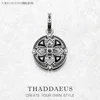 Pendant Black Asian Ornament Brand Fine Jewelry Europe Accessories 925 Sterling Silver Great Blessing Gift For Woman