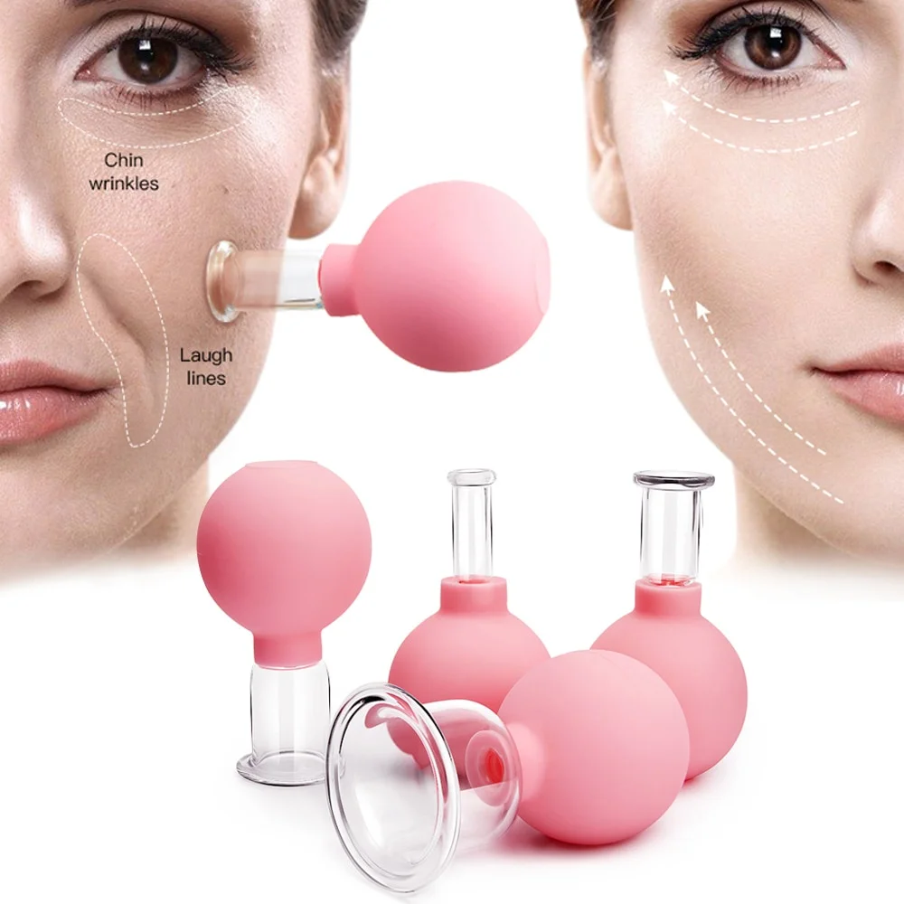 

Rubber Massage Body Cups Vacuum Cupping Glasses Face Skin Lifting Body Facial Cups Anti Cellulite Chineses Cupping Therapy Tool